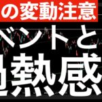 【月末の変動注意】イベントと過熱感の重なりは要注意！