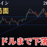 【📉相場は調整局面❗️ビットコイン10万ドルまで下落か⁉️】