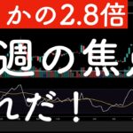 【まさかの2.8倍】今週の焦点となりそうなあの銘柄がやばい！