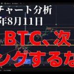 2025年8月11日ビットコイン相場分析