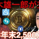 玉木雄一郎が支援！ビットコイン年末2,500万円？コンヴァノ株が15倍【仮想通貨 米国株 日本株 最新情報】