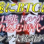 ついにBTCに12兆ドルが流れ込む時代へ！トランプ大統領が署名