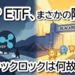 【衝撃】ブラックロック、XRP SOL ETF申請リストから除外。今後の価格はどうなる？
