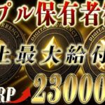 XRP,BTC史上最高レベルに稼げる給付金がついに開始！！