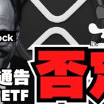 【XRP】リップルETFブラックロックが否定！イーサリアムは2万ドルへ？仮想通貨は新章突入！