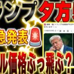 リップル緊急、17時にとんでもない発表が来るか？TRUMP支援の企業がXRP購入！！