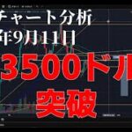 2025年9月11日ビットコイン相場分析