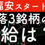 【大幅安スタート】急落した人気3銘柄の需給分析を細かく解説　#松井証券