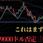 【悲報】ビットコイン三尊確定：BTCUSD