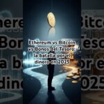 Ethereum vs Bitcoin vs Bonos del Tesoro: la batalla por el dinero en 2025