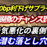 FRB50bp利下げサプライズでBTC暴騰のチャンス到来！？景気悪化の裏側に潜む落とし穴…