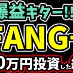 【過去最高】新NISAでFANG+に210万円の積立投資したら「10年で1億円」ペースのリターンに！！