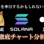 【仮想通貨注目３銘柄】かなり熱い状況です　#solana #ソラナ #ドージコイン #doge #リップル #xrp #ビットコイン