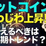 ビットコインはじわじわ上昇！〜今考えるべきは超長期トレンドかも？