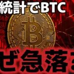 雇用統計で仮想通貨市場は急落。リセッション懸念が再燃してきた！？