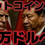 ビットコイン10万ドルへの下落に警戒か？？米中貿易戦争は緩和していくのか？？