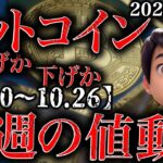 ビットコインさらに暴落か反発上昇か 来週の値動き【2025.10.20～10.26】