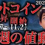 ビットコイン上がってきた！ 来週の値動き【2025.10.27～11.2】