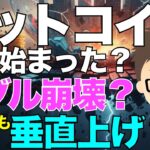 ビットコイン（BTC)！下落始まった！〜バブル崩壊？それとも垂直上げ？