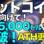 【速報】ビットコイン（BTC） 125000ドル突破でATH更新！〜月に向けて今後上昇するのか？