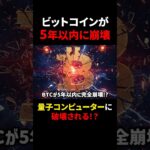 【ビットコイン(BTC)】5年以内に崩壊？！量子コンピューターに破壊される！？
