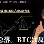 金が大幅急落。ビットコインの時代が来るか？　【BTC・ETH・ドル円・GOLD・アルトコイン】