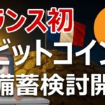 フランスがEU史上初のビットコイン準備金法案を提出。爆上げへ