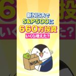 【爆伸び】新NISAでS&P500に660万投資したらいくら増えた？