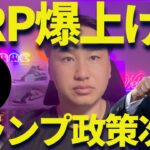 【XRP】リップル価格上昇中！トランプ政策で更なる爆上げ期待！