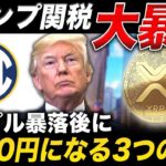 【リップル速報】トランプが仮想通貨を暴落させました。XRPが2300円になる3つの理由🔥【最新情報 Crypto】