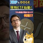 【速報】XRP＆DOGE現物ETF始動！でも価格が動かない！？ #XRP  #ripple #DOGE