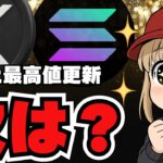 ビットコイン最高値！次はXRP？SOLANA？仮想通貨の時代来るか？