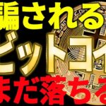 【仮想通貨】ビットコインはまだ落ちる⁉短期的な値動きに騙されるな！