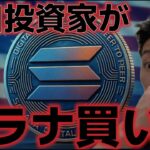 大口投資家がソラナを買い増し！！ビットコインは上昇トレンドを再開できるのか？？