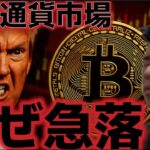 仮想通貨市場なぜ全面急落？？下落相場はまだ続くのか？？ETFや投資家は心理が極度に悪化。