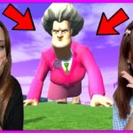 SCARY TEACHER EVİMİZE GELDİ 😱 KÜBRA NİSA JEYNEP 💕