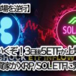 【爆益注意報】暴落市場を逆行！リップル,XRP＆Solana ETF機関投資家の「衝撃の資金流入」を徹底解説