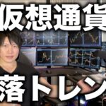 仮想通貨はバブルにならず、下落トレンドがはじまったと思う。