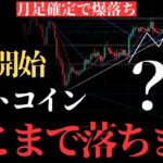 【急落】ビットコインの暴落が止まるのは〇〇：BTCUSD分析