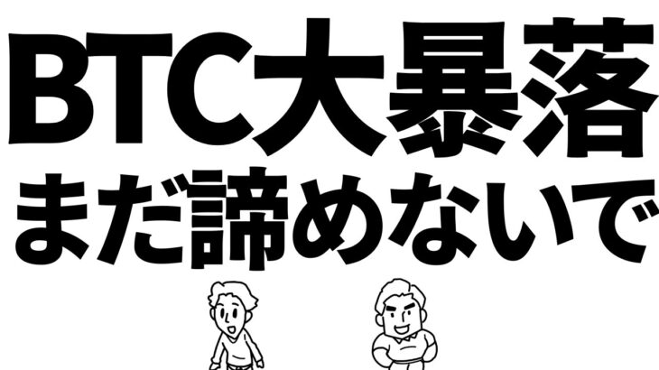 ビットコイン、FOMCの結果を受けて大暴落、まだ諦めないで！　#ビットコイン #仮想通貨 #btc