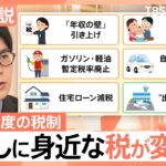 【税制改正】「年収の壁」「住宅ローン」「NISA」等はどう変わる？ 「積極財政」財源の確保は？【Nスタ解説】｜TBS NEWS DIG
