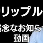 🙇🏻‍♂️XRPリップル残念なお知らせ動画、、、🙇🏻‍♂️