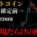 【週明け予想】ビットコイン明らかに「上値叩き売りの形」目前…暴落を視野に入れて売り場を探す戦略が一番ハマります：BTCUSD分析