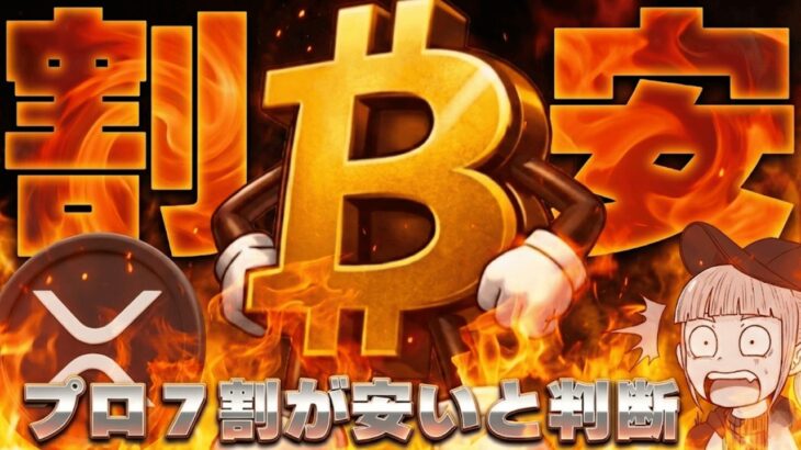 【※緊急・XRP急上昇！底値か？】【機関投資家71%がビットコインが安いと判断】