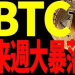 ⚠️ビットコイン来週大暴落⁉⚠️今すぐ備えてください！【仮想通貨】