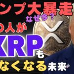 【衝撃】なぜ今？トランプ大暴走─9割の人が1XRPも買えなくなる未来
