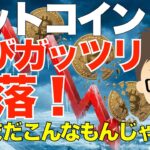 ビットコイン（BTC)！再びガッツリ急落！〜まだまだ底はこんなもんじゃない！