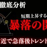 ⚠️BTC”暴落の開幕”。短期上昇後に振り下ろし斜めで反応あれば一気に流動性を刈って暴落します:トレーダーRedのBTCUSD分析
