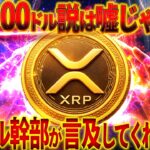 リップル幹部が堂々言及。XRP100ドル説…その真相をお話しします。#xrp #リップル #暗号通貨