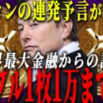 『リップル革命』イーロンさんその予言はやりすぎです。。。